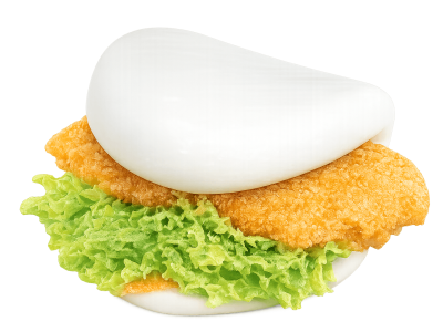 Bao gà rán
