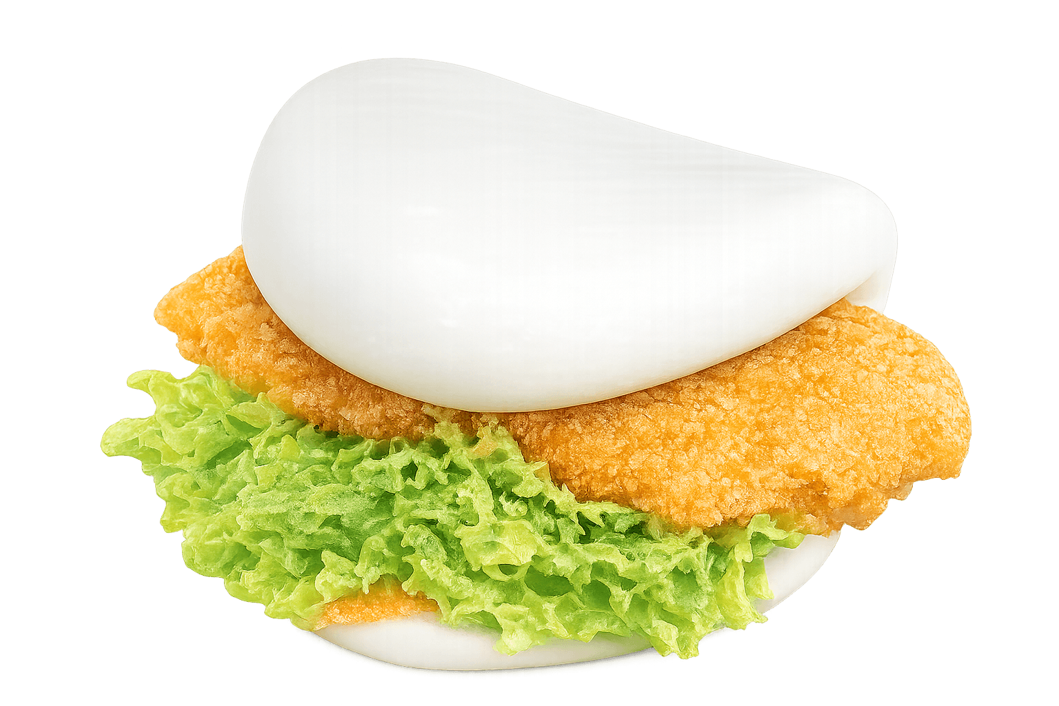 Bao gà rán